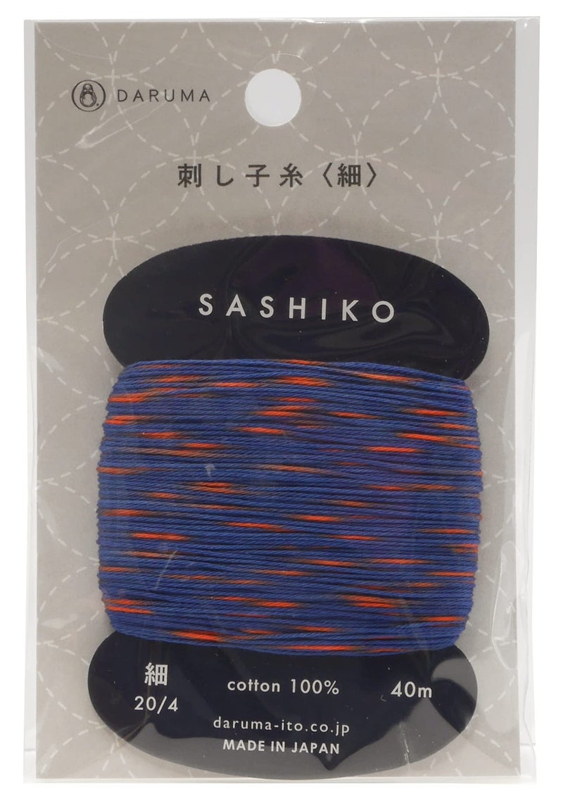 Daruma Yokota Daruma Sashiko Thread Single and Variegated Color (Sparkler  Thin 40M Card) - Image 3